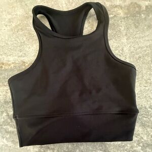 Strut This Black Racerback Sports Bra